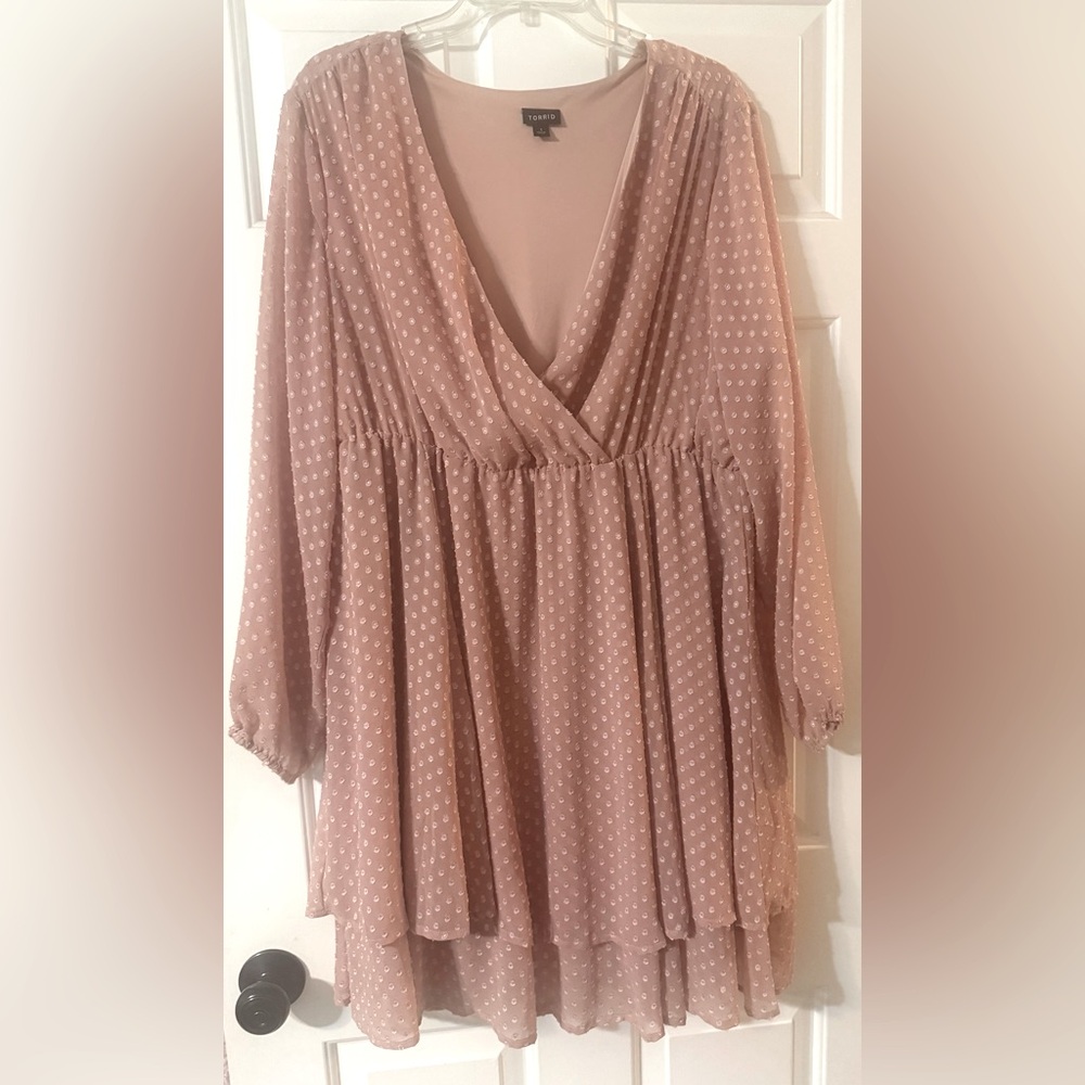Torrid Pink 1x Dress 👗 Like New condition
